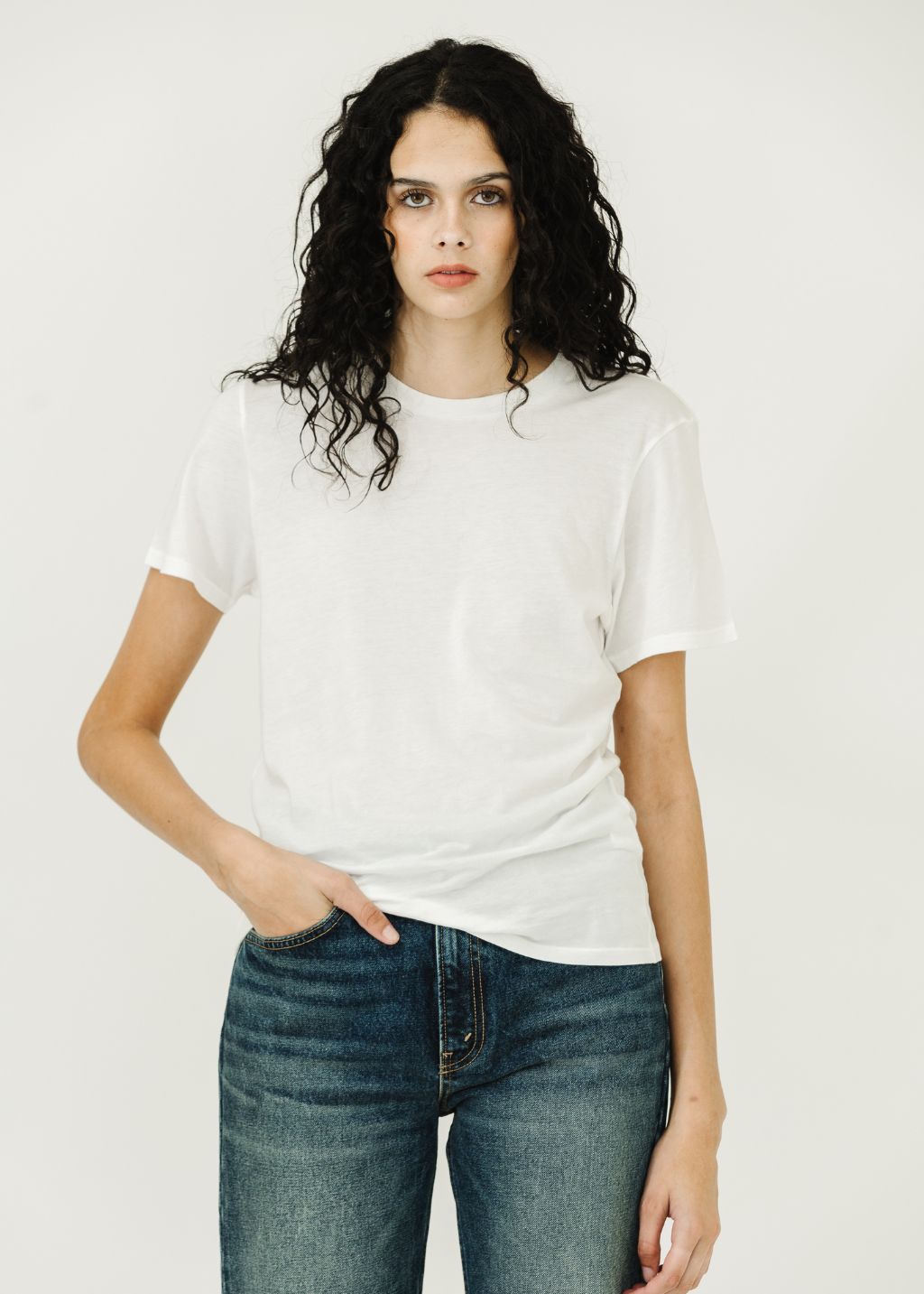 Nili Lotan Mariela Crewneck Tee | Shop Tula