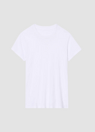 Nili Lotan Mariela Crewneck Tee in White | Shop Tula