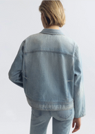 Nili Lotan Marilou Denim Jacket in Alice Wash | Shop Tula