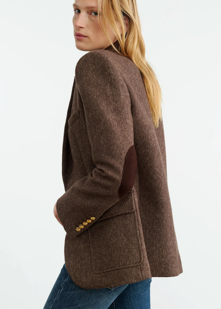 Nili Lotan Mireille Jacket in Brown | Tula's Online Boutique