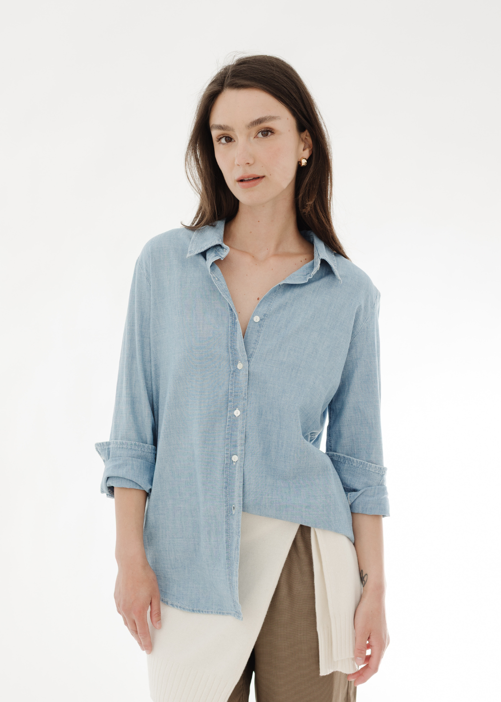 Nili Lotan Monti Denim Shirt | Shop Tula