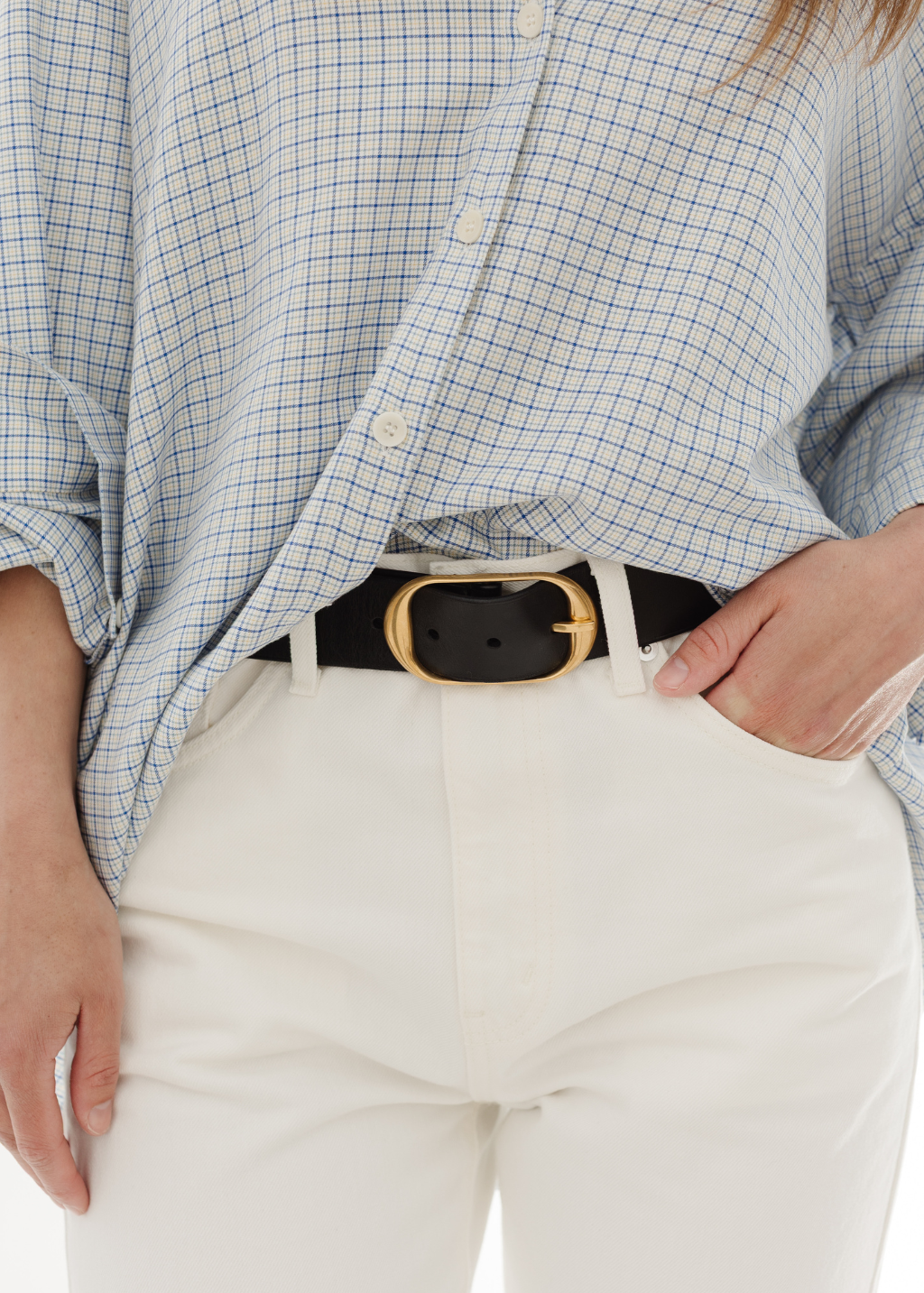 Nili Lotan Nili Belt in Espresso | Shop Tula