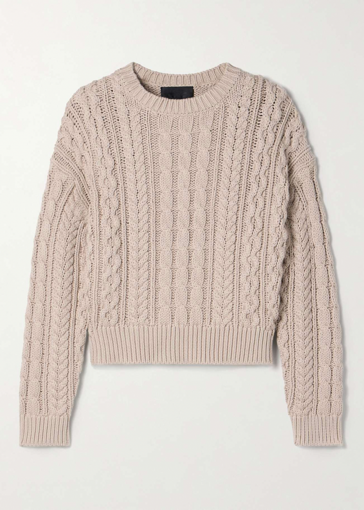 Nili Lotan Rory Sweater in Beige | Tula's Online Boutique