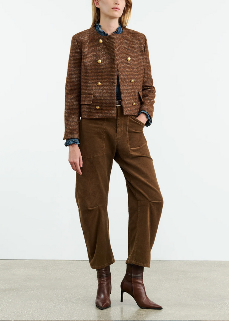 Nili Lotan Shon Pant in Brown | Tula's Online Boutique