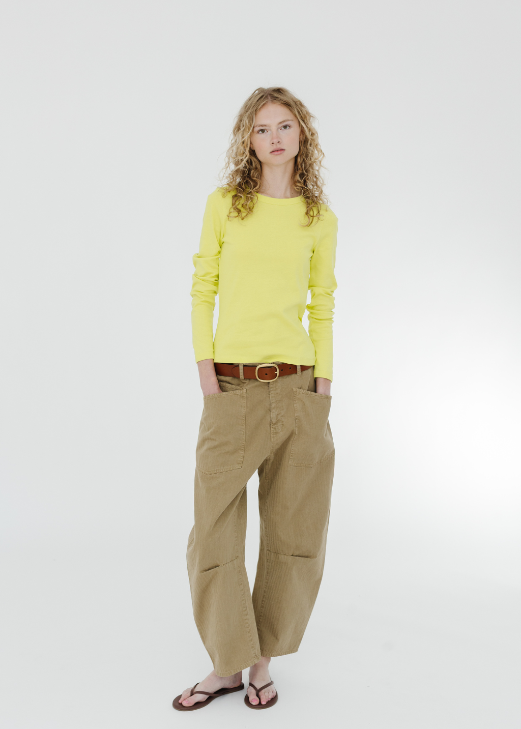 Nili Lotan Shon Pant in French Khaki | Shop Tula