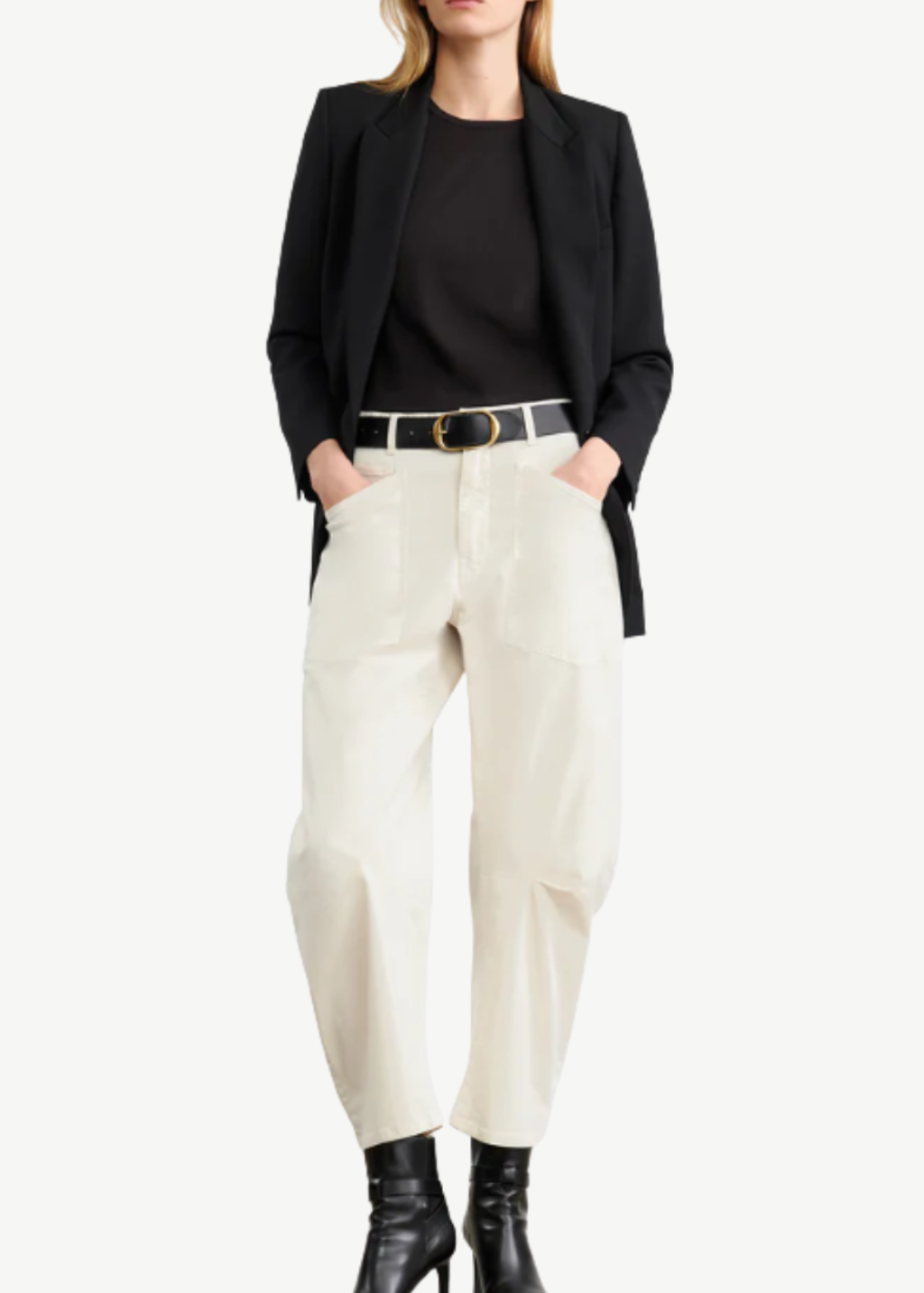 Nili Lotan Shon Pant in Stone | Shop Tula