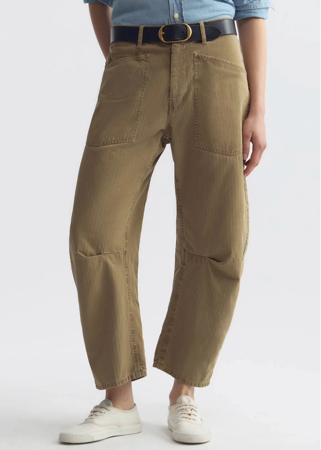 Nili Lotan Shon Pants in Khaki | Tula