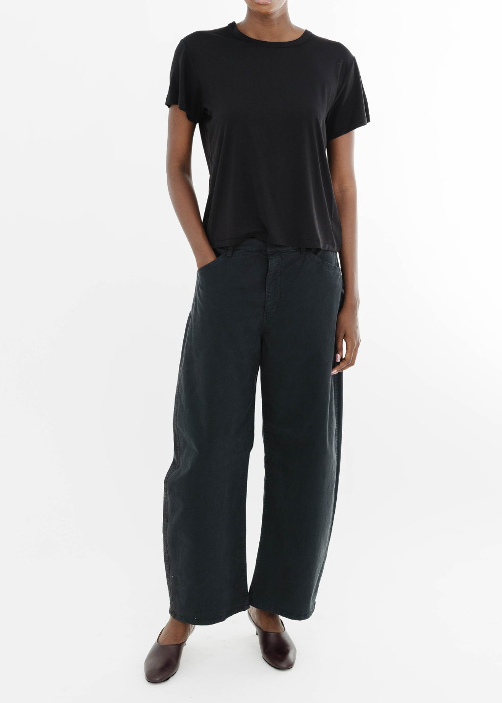 Nili Lotan Tribeca Pant in Carbon | Shop Tula