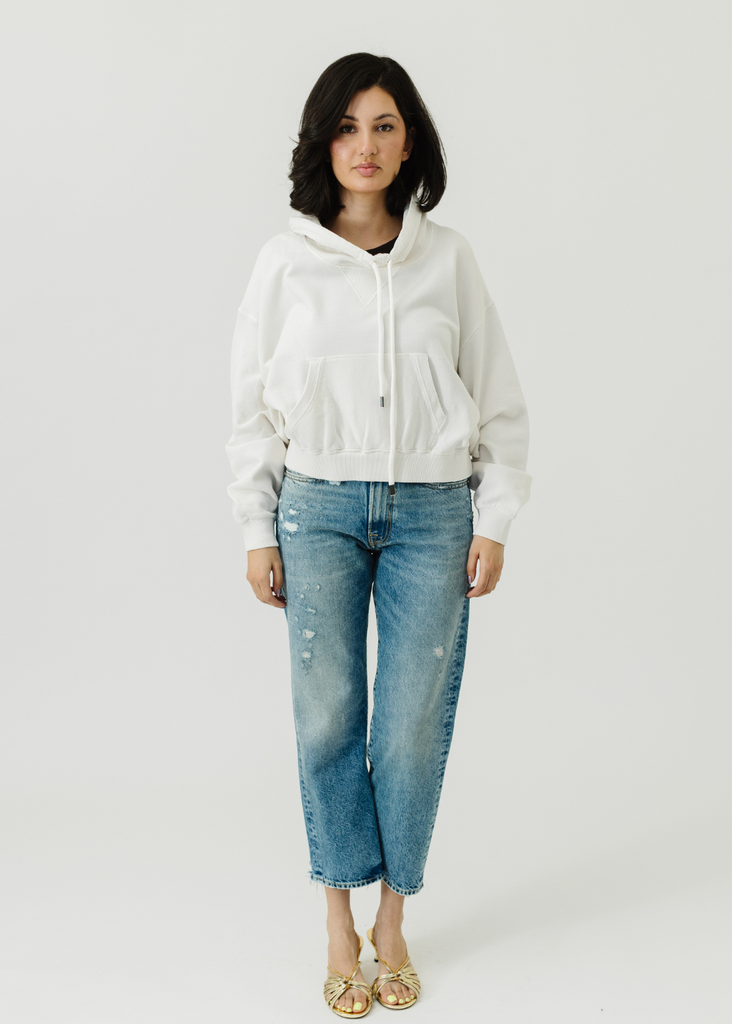 R13 Balloon Sleeve Funnel Neck Cropped Popover | Tula's Online Boutique