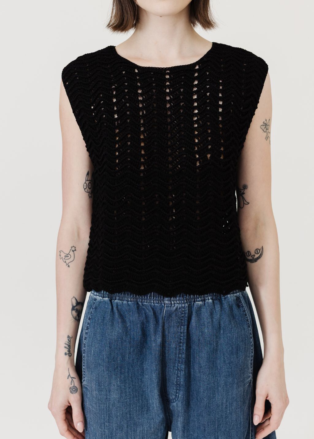 rachel comey crochet top