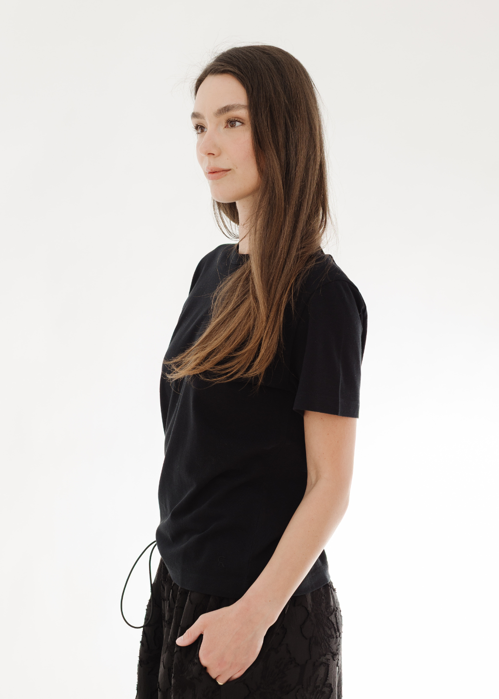 Rachel Comey Ponza Tee in Black | Shop Tula