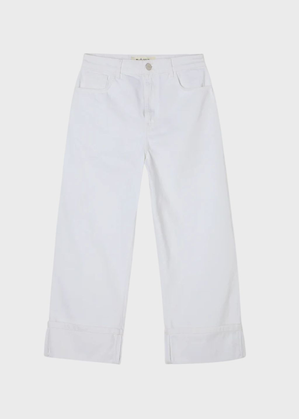 Rohe Baggy Fit Turn-Up Denim | Shop Tula