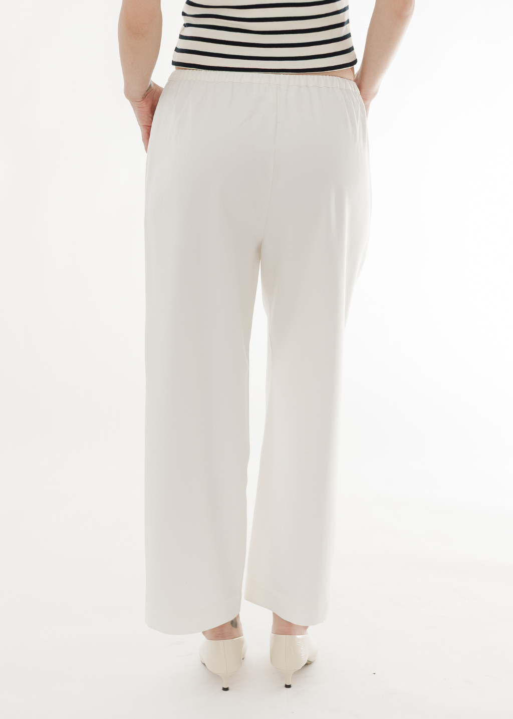 Rohe Cropped Wide Leg Trousers | Shop Tula