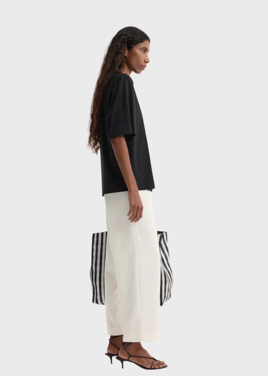 Rohe Cropped Wide Leg Trousers | Shop Tula