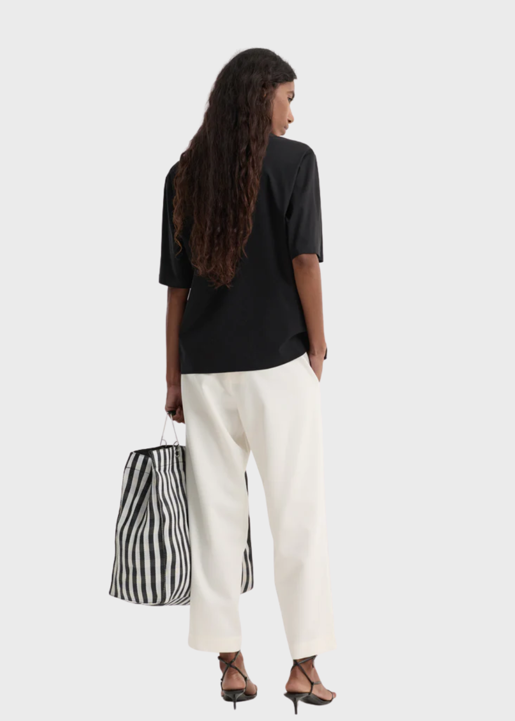 Rohe Cropped Wide Leg Trousers | Shop Tula