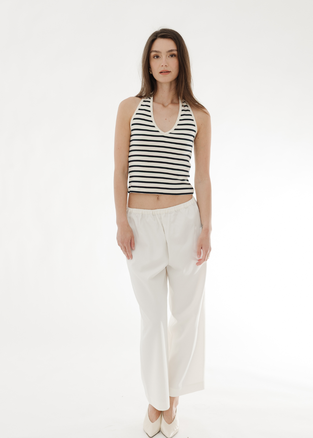 Rohe Cropped Wide Leg Trousers | Shop Tula
