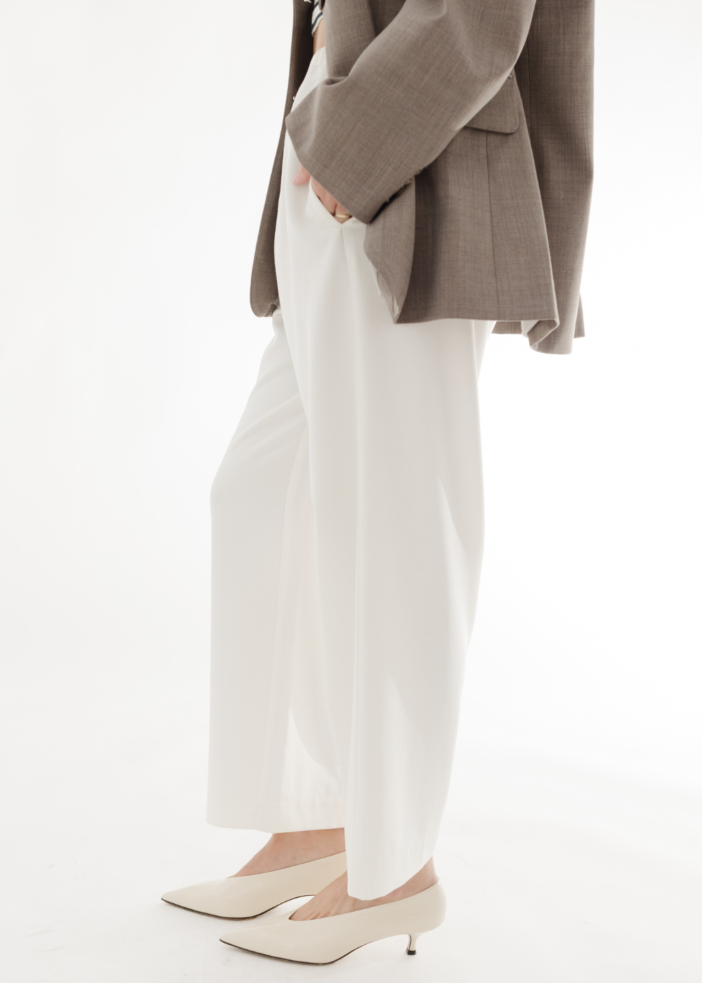 Rohe Cropped Wide Leg Trousers | Shop Tula