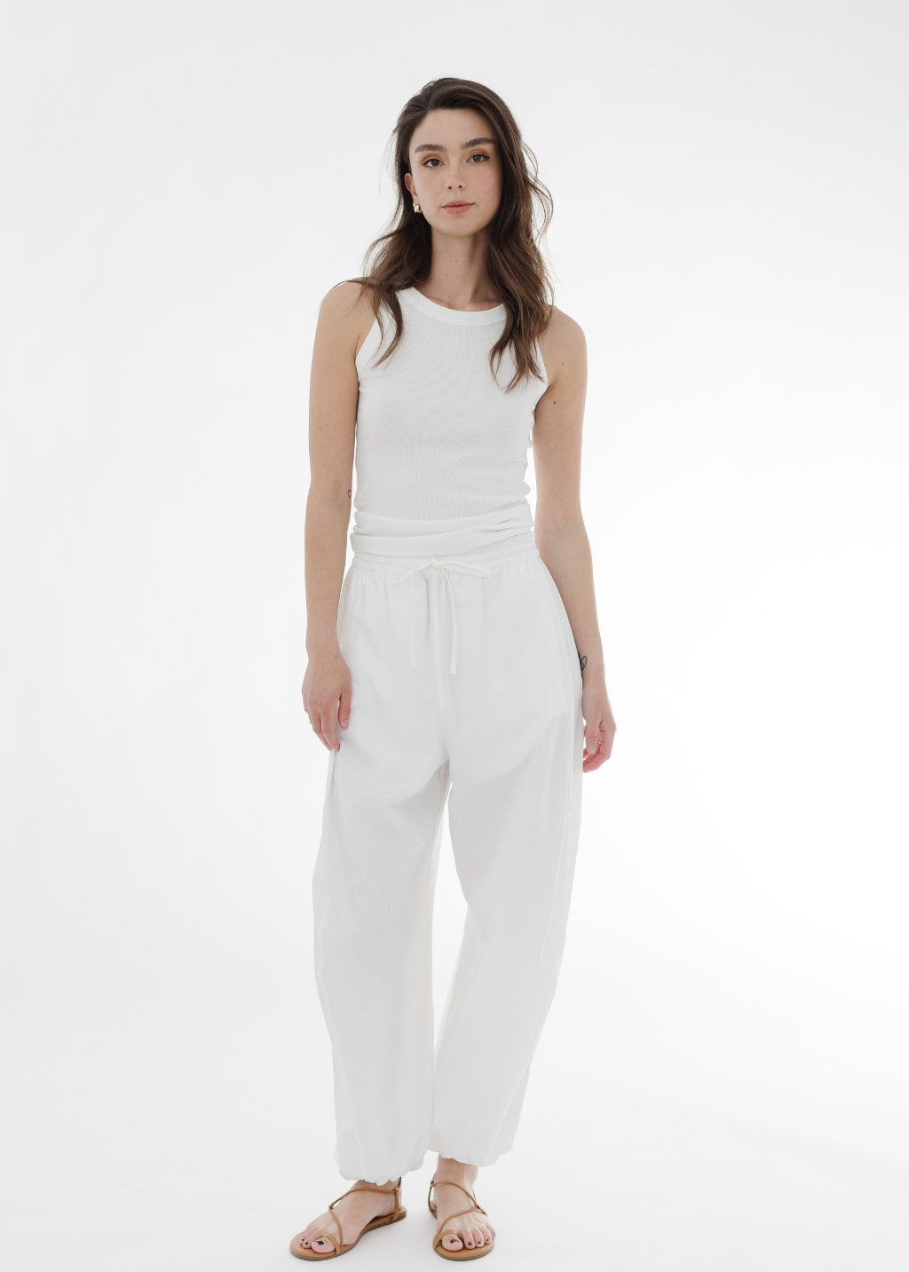 Rohe  Crushed Cotton Trousers | Shop Tula