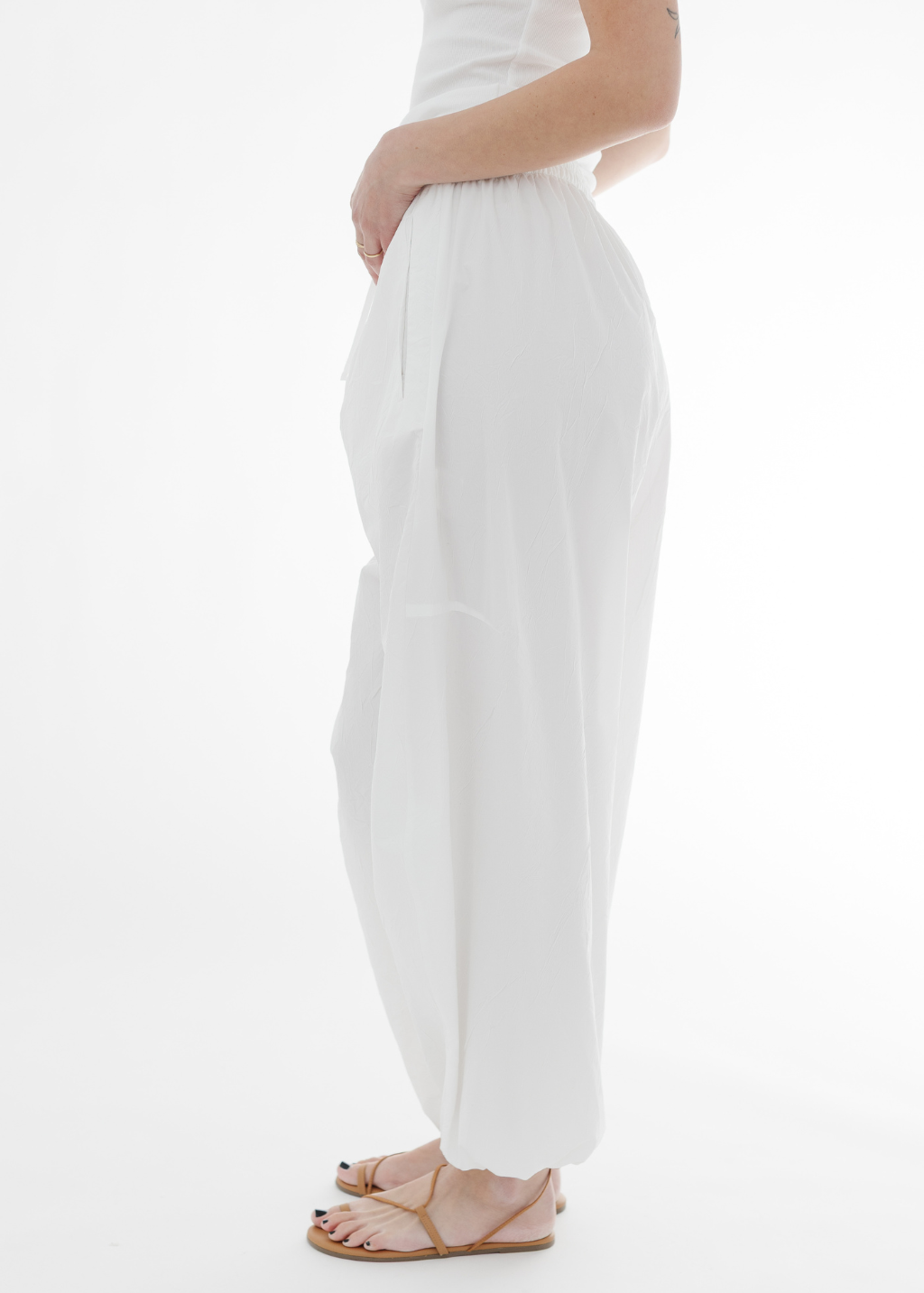 Rohe  Crushed Cotton Trousers | Shop Tula