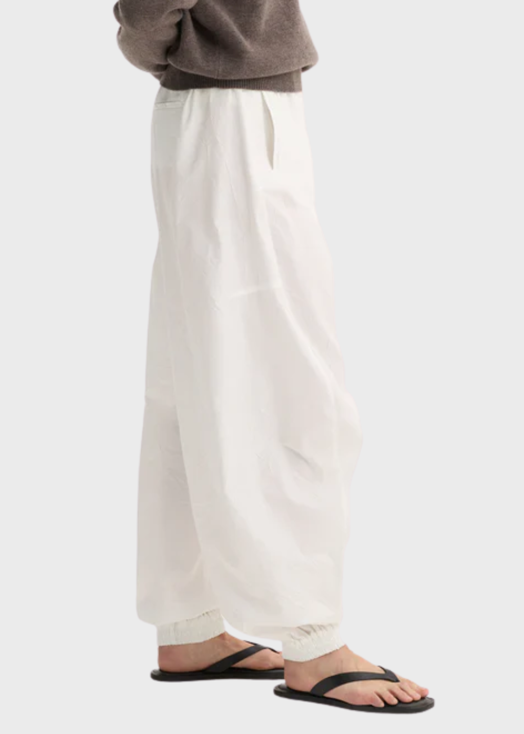 Rohe  Crushed Cotton Trousers | Shop Tula