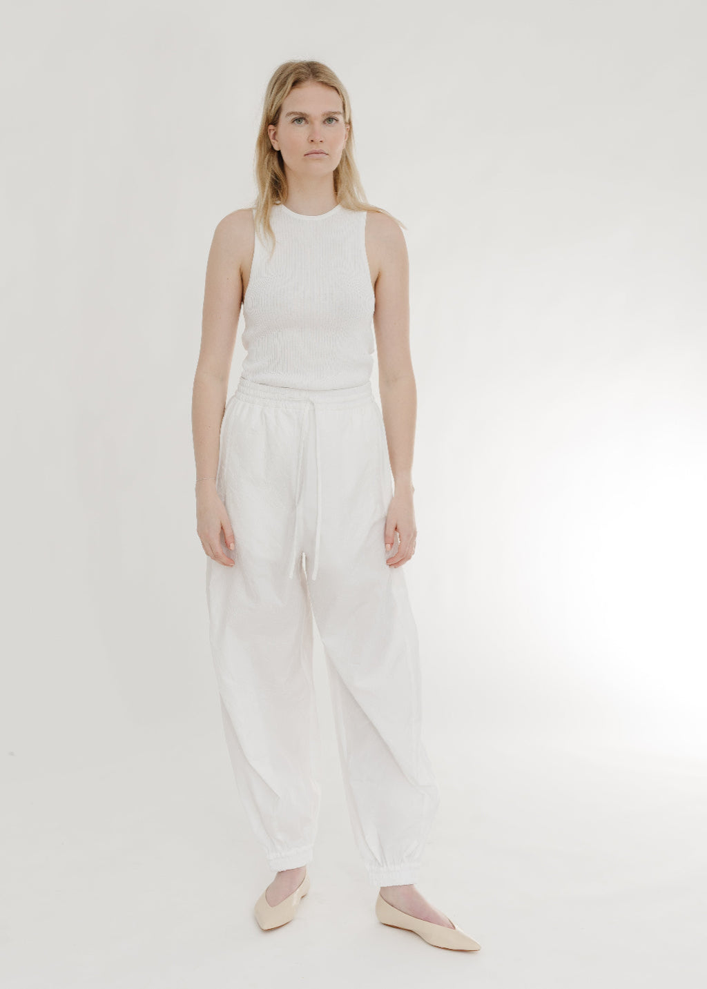 Rohe Crushed Cotton Trousers | Shop Tula
