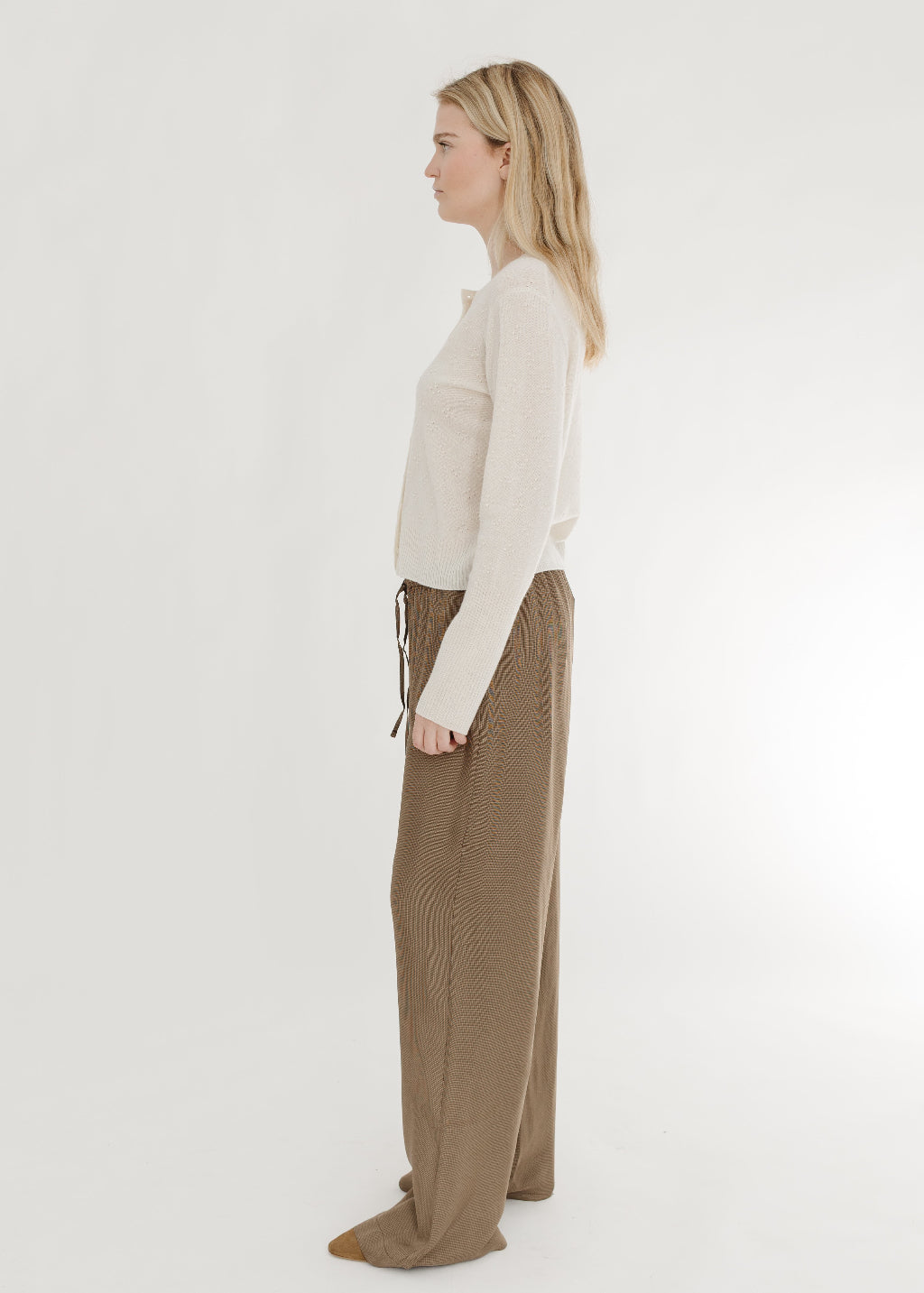 Rohe Fluid Pyjama Trousers in Brown | Shop Tula