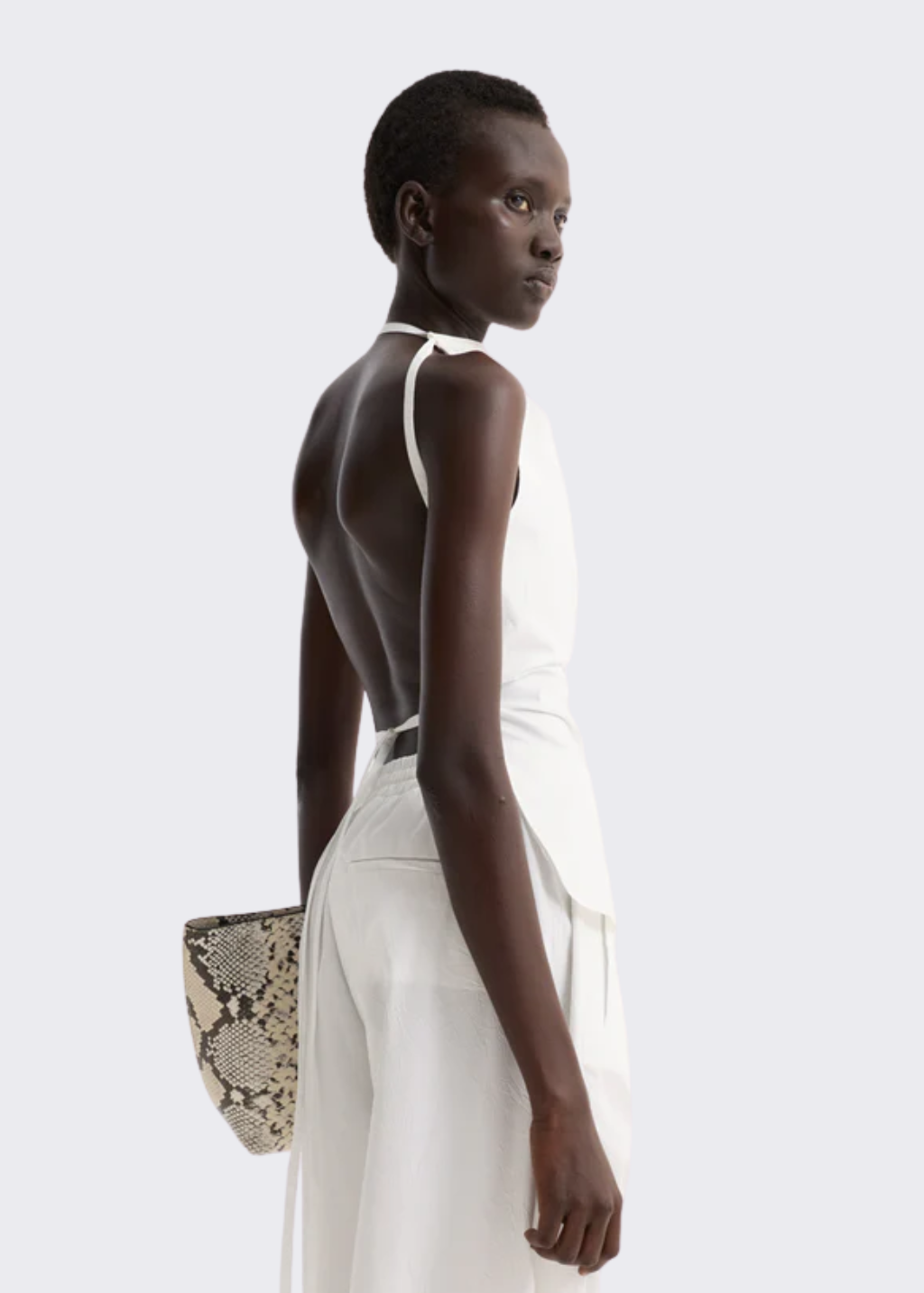 Rohe Open Back Crushed Cotton Top | Shop Tula