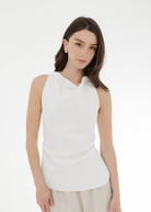 Rohe Open Back Crushed Cotton Top | Shop Tula