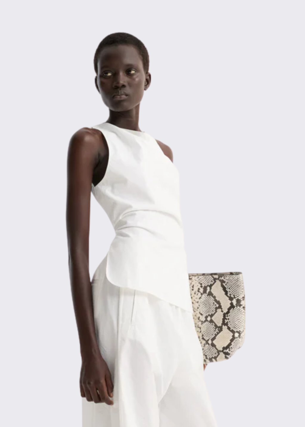 Rohe Open Back Crushed Cotton Top | Shop Tula