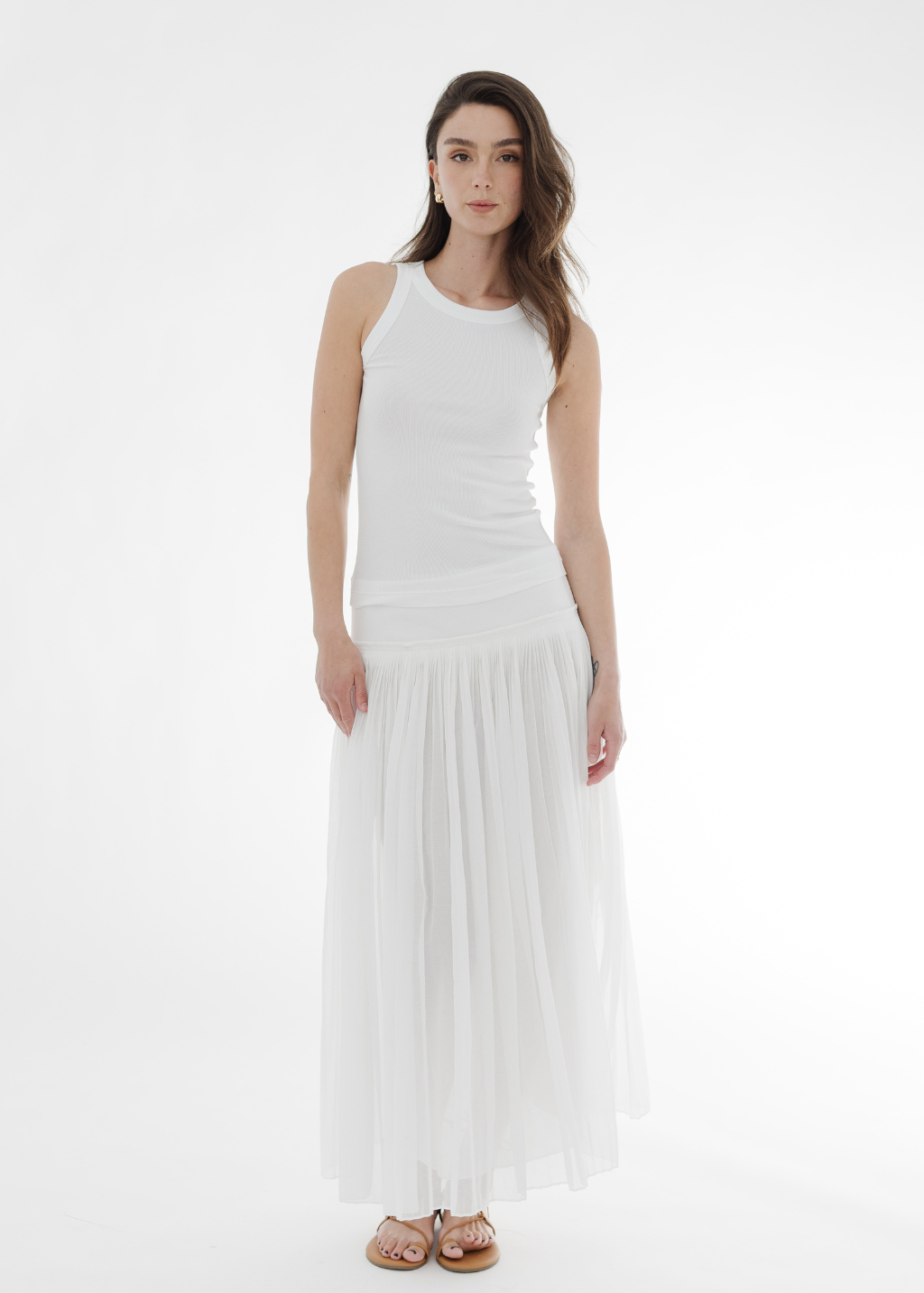 Rohe Pleated Muslin Skirt | Shop Tula