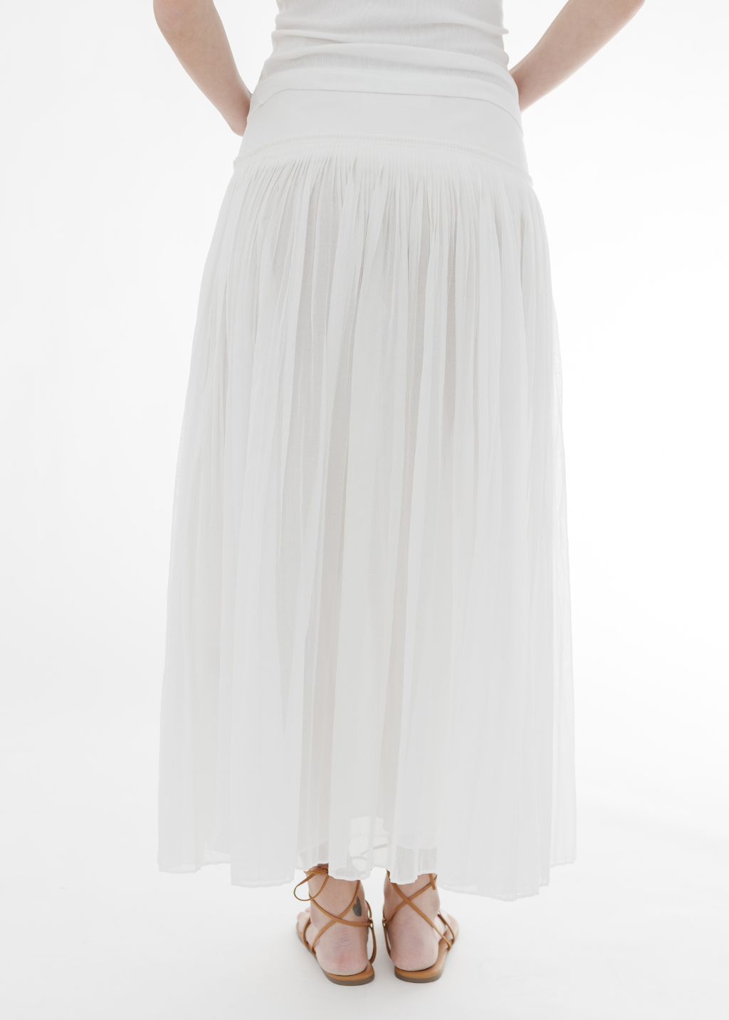 Rohe Pleated Muslin Skirt | Shop Tula