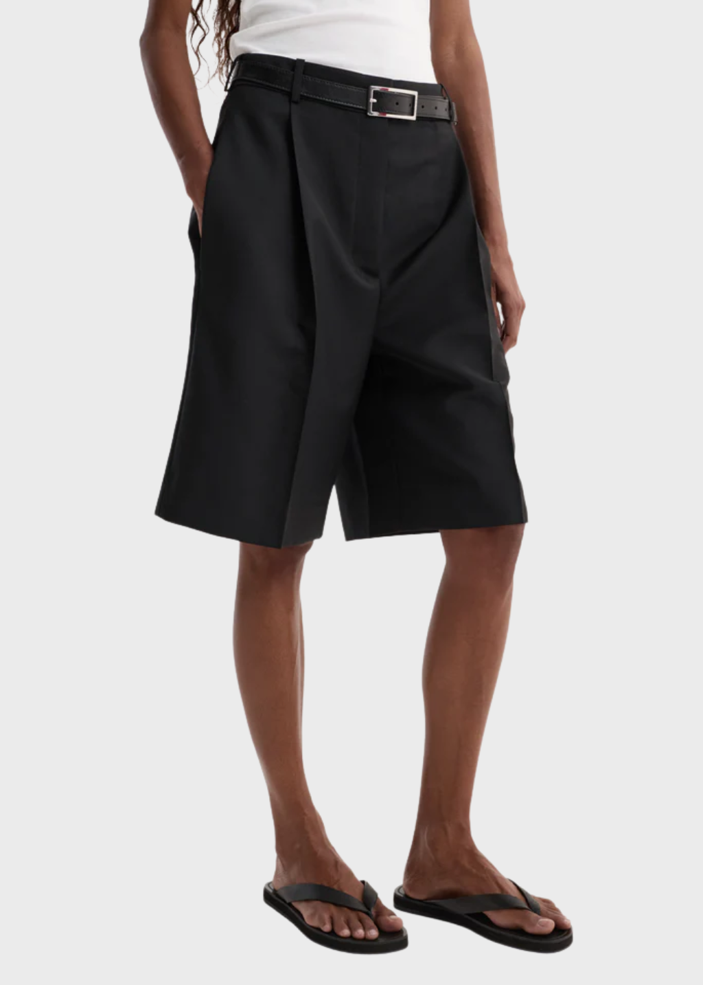 Rohe Tailored Single Pleat Shorts | Shop Tula