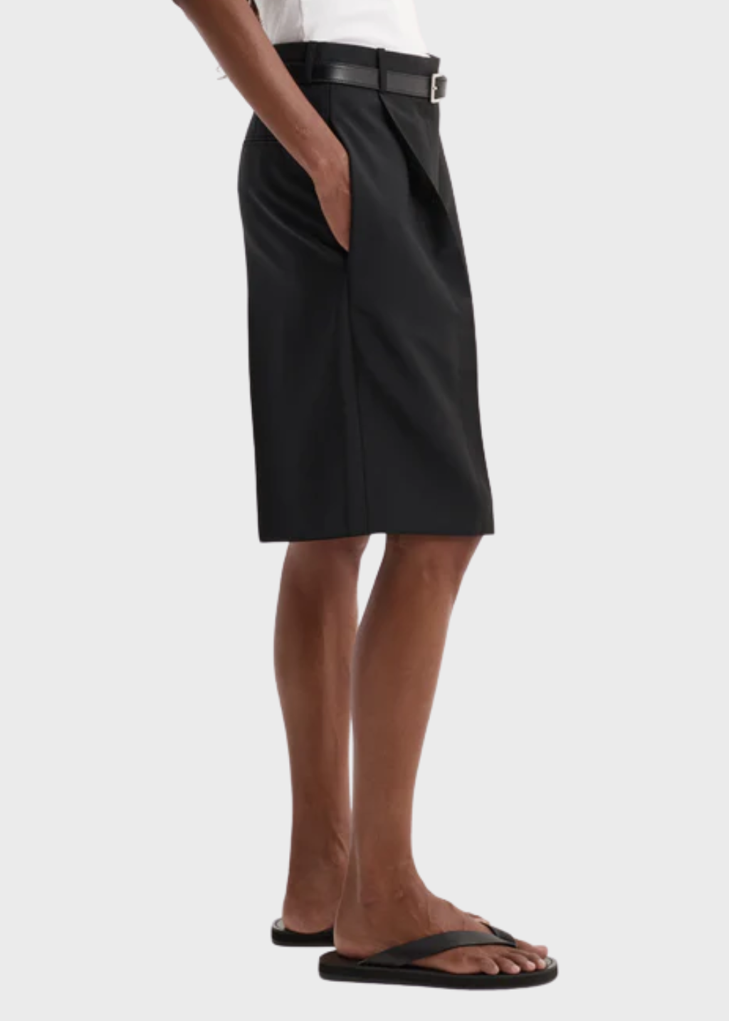 Rohe Tailored Single Pleat Shorts | Shop Tula