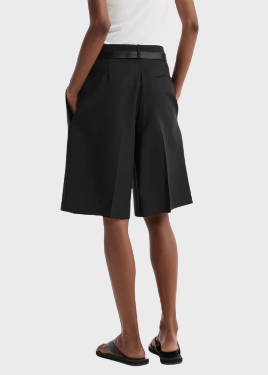 Rohe Tailored Single Pleat Shorts | Shop Tula