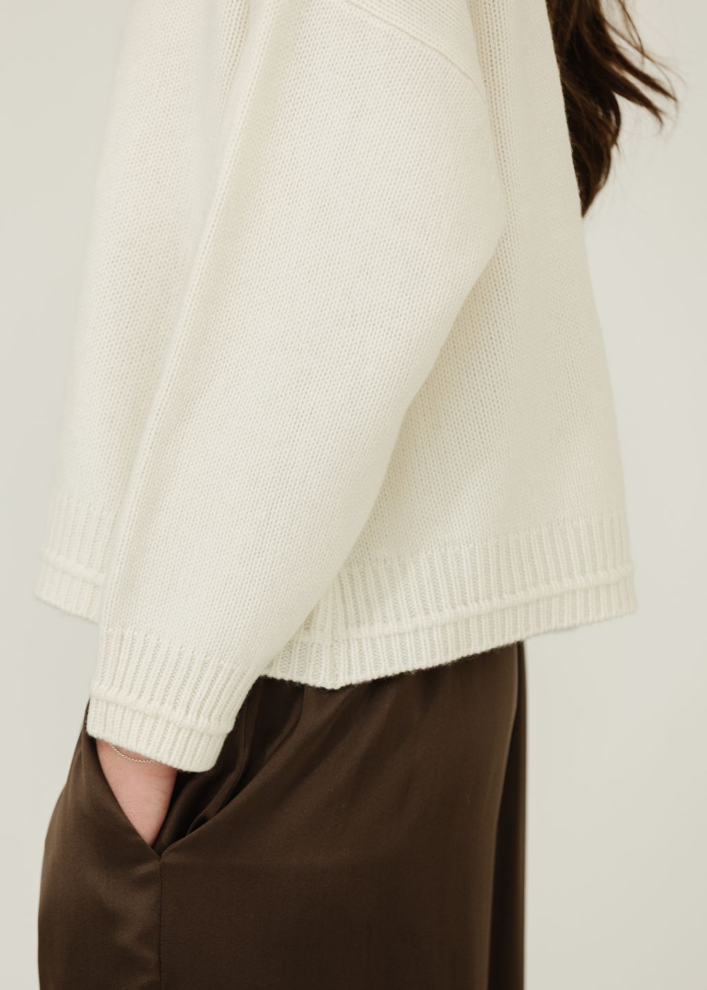 Sablyn Alston Boyfriend Crewneck Sweater Details | Shop Tula