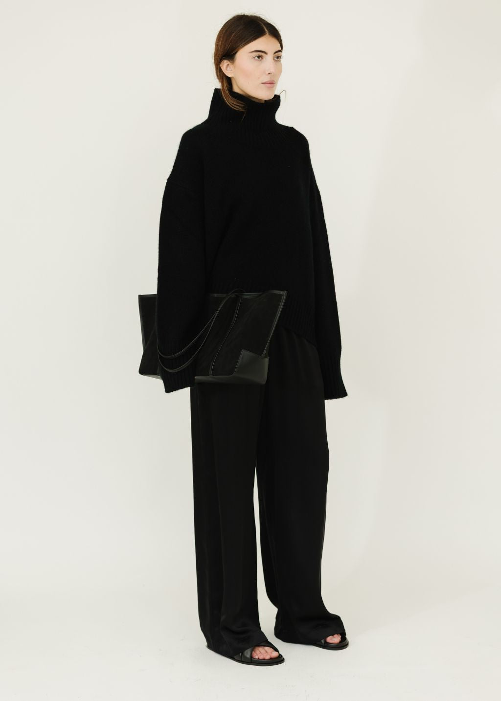 Sablyn Cashmere Sweater in Black | Shop Tula