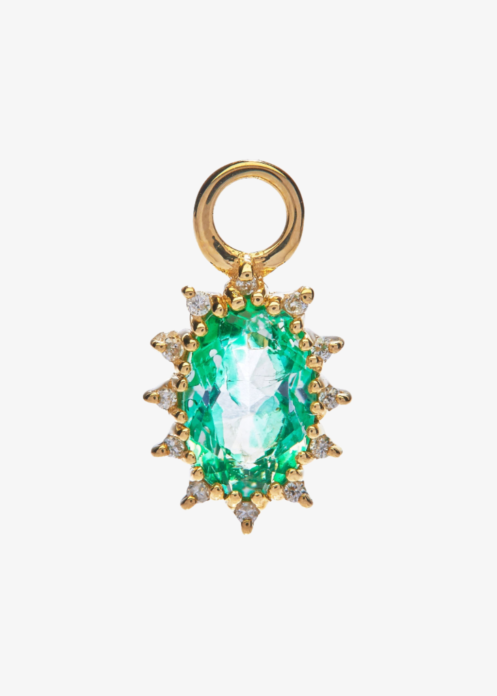 Scosha Crome Diopsite Diana Charm | Shop Tula