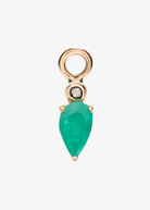 Scosha Emerald Droplet Charm | Shop Tula