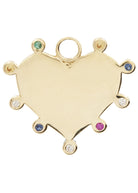 Scosha Rainbow Gems Heart Charm | Shop Tula
