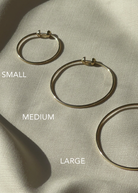 Jenny Bird Small Icon Hoops in Gold Sizing | Tula's Online Boutique