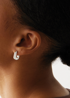 Jenny Bird Teeni Toni Huggies in Silver Model | Tula's Online Boutique