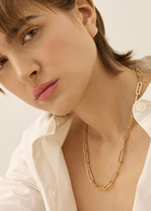 Jenny Bird Andi Slim Chain in Gold Worn | Tula's Online Boutique