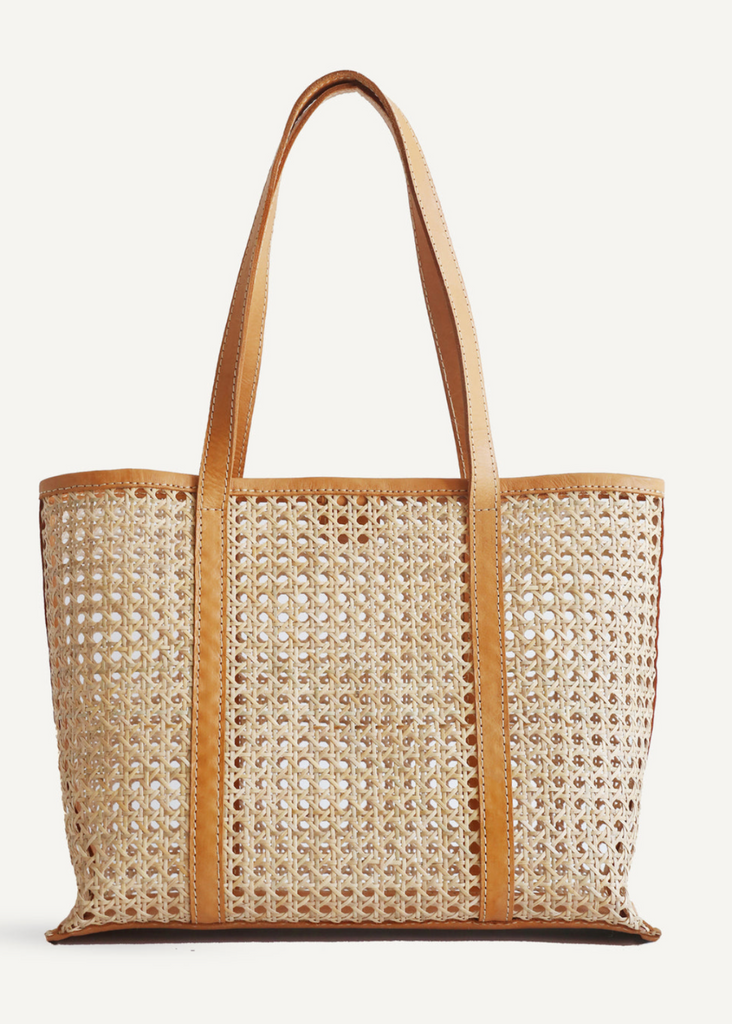 Bembien Medium Margot Bag in Caramel Flat Lay | Tula's Online Boutique