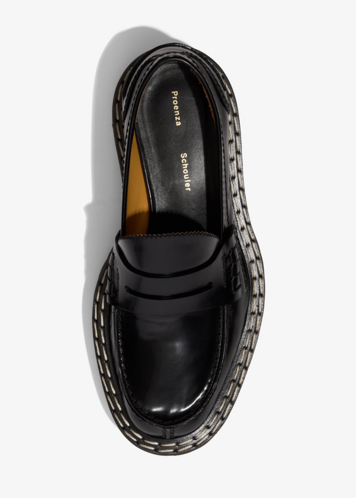 Proenza Schouler Lug Sole Platform Loafers in Black | Tula Online Boutique