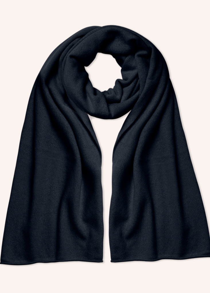 CRUSH Cashmere Lima Luxe Scarf in Black | Tula's Online Boutique
