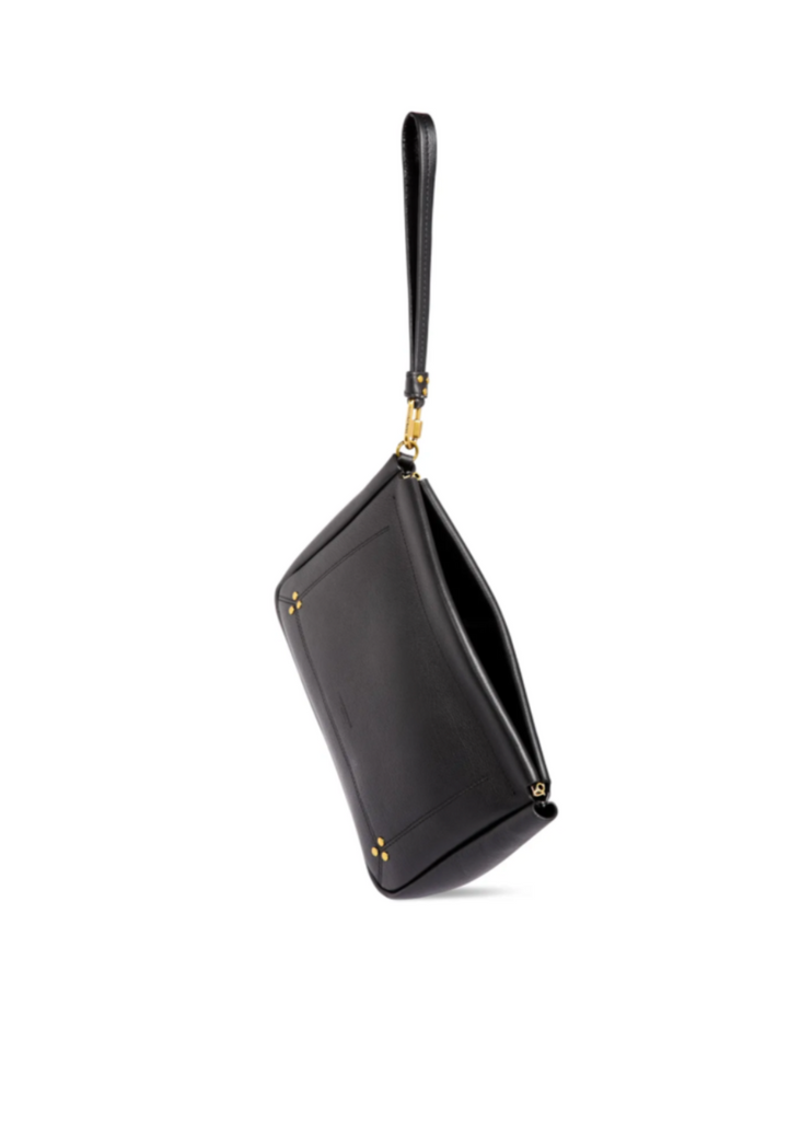Jerome Dreyfuss Clap L Bag in Noir Brass Side | Tula's Online Boutique
