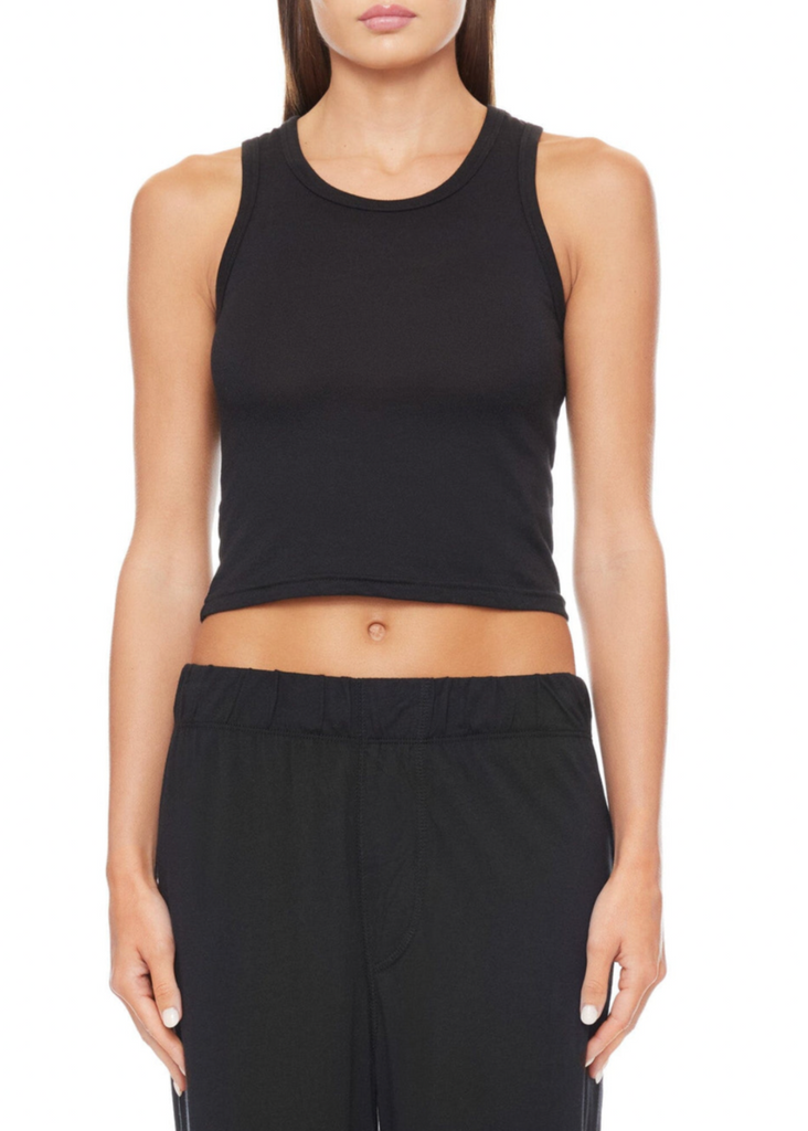 Éterne Fitted Tank in Black | Tula's Online Boutique