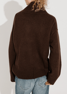 Soft Goat Boyfriend Turtleneck in Mocha | Shop Tula