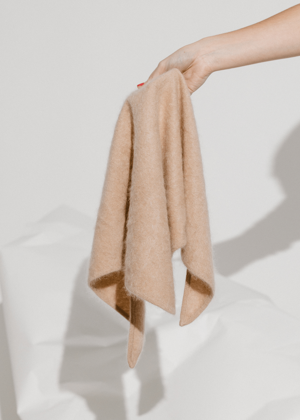 Soft Goat Brushed Triangle Scarf | Shop Tula
