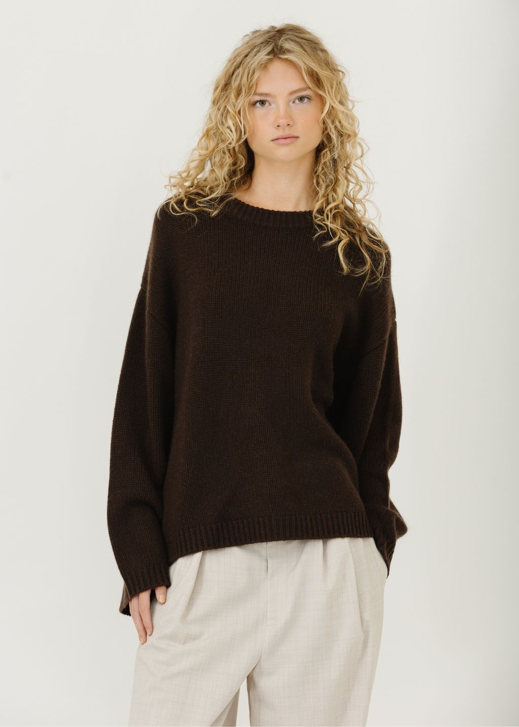 Soft Goat Chunky Crewneck | Shop Tula